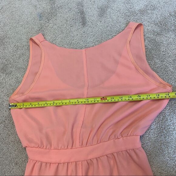 ARITZIA Wilfred peach pink sleeveless peplum blouse Sz M - Picture 10 of 11